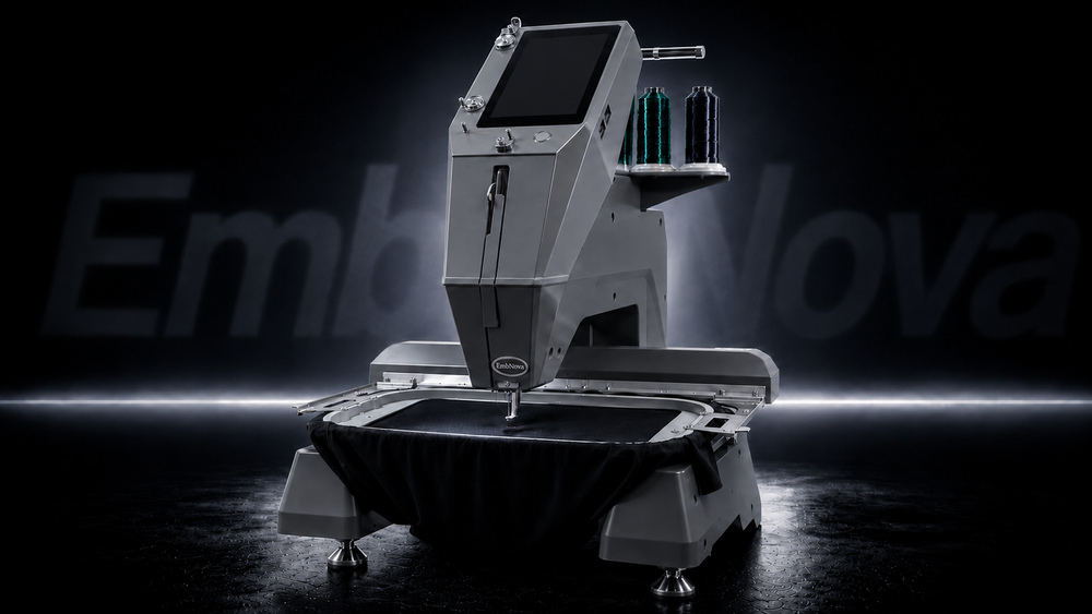 EmbNova S1 free-arm embroidery machine