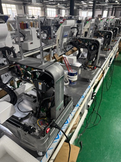 EmbNova embroidery machine assembly detail